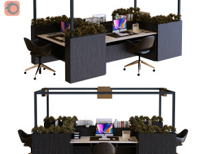workplace 016 3D मॉडल
