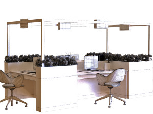 workplace 016 3Dモデル