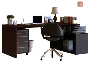 workplace 014 3Dモデル