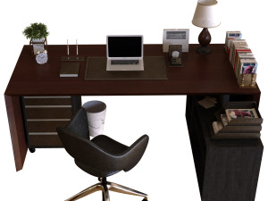workplace 014 Model 3D