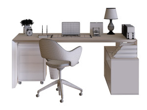 workplace 014 Model 3D