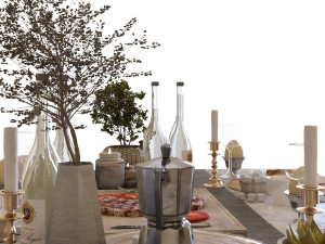 breakfast table 005 3D 模型