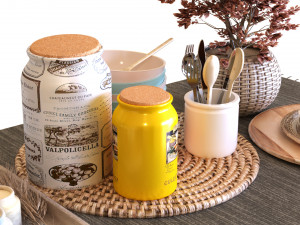 table decoration set 007 Modelo 3D