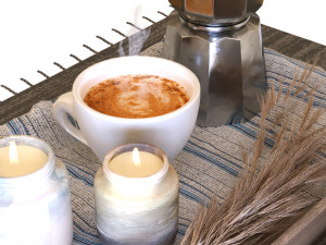 table decoration set 007 Modelo 3D