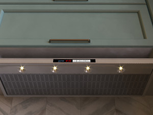 kitchen set 007 lowpoly 3D Model
