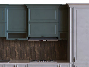 kitchen set 008 pbrmtl 3D Model