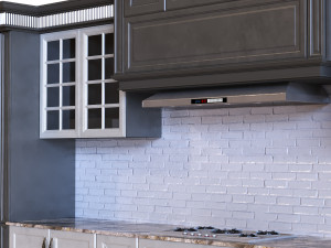 kitchen set 009 pbr mtl Model 3D