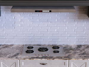 kitchen set 009 pbr mtl Model 3D