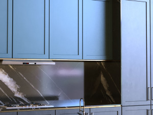 kitchen set 010 3D Model