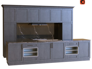 kitchen set 011 3D Модель
