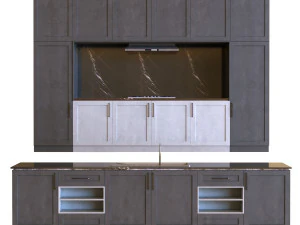kitchen set 011 3D Model