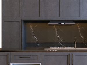 kitchen set 011 3D Model