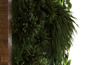vertical plant set 037 3D 模型