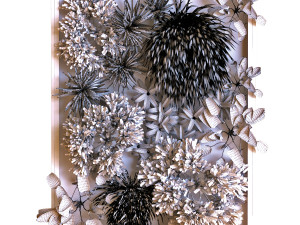 vertical plant set 037 3D 模型