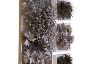 green wall set 039 3D Model