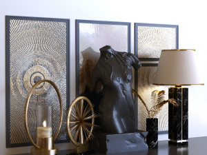 decoration set 010 3D Модель