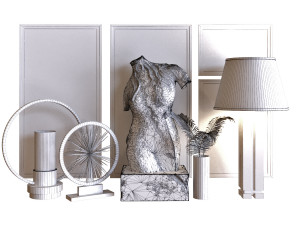 decoration set 010 3D Модель
