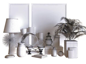 set di decorazioni 011 Modello 3D