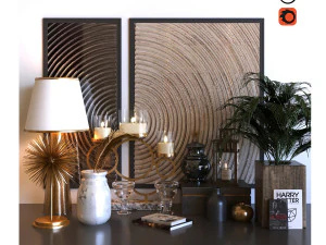 set di decorazioni 011 Modello 3D