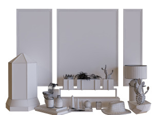 decoration set 012 Modelo 3D