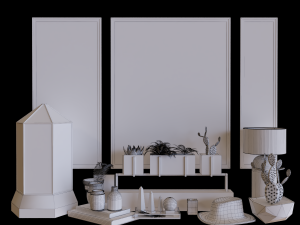 decoration set 012 Modelo 3D