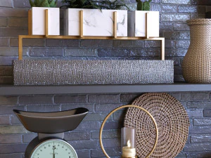 주방 장식 세트 005 3D 모델