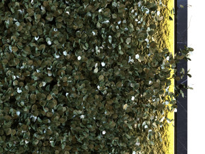 green wall set 042 3D 模型