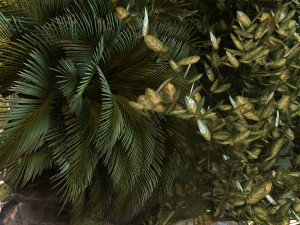 green wall set 044 3D Model