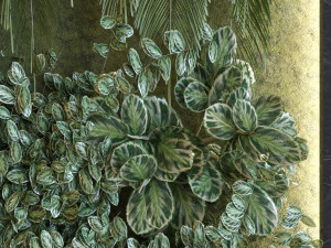 green wall set 047 Model 3D