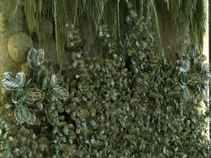 green wall set 047 Model 3D