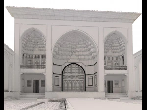 husein xan house 3D Model