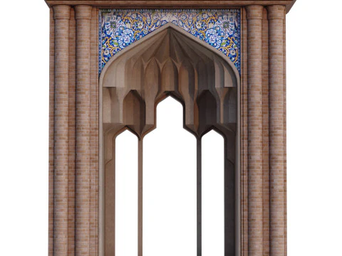 Islamic Muqarnas Arch 3D Printable Model 3D Print Model