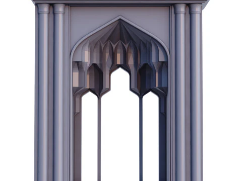 Islamic Muqarnas Arch 3D Printable Model 3D Print Model