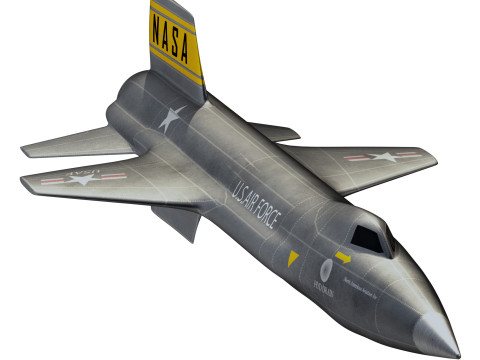 North American X15 High Detail 3D Modell