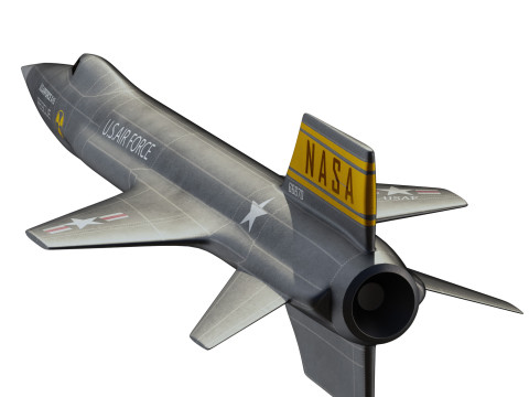 North American X15 High Detail 3D Modell