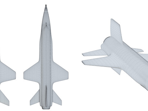 North American X15 High Detail 3D Modell