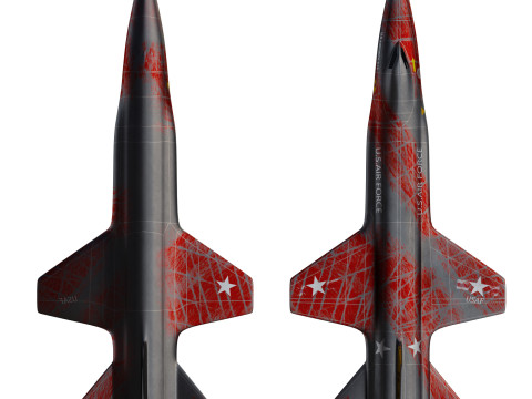 North American X15 High Detail 3D Modell