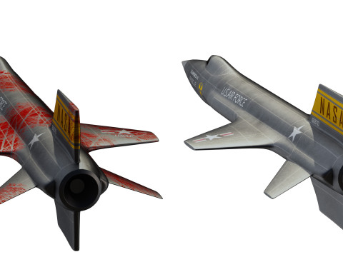 North American X15 High Detail 3D Modell