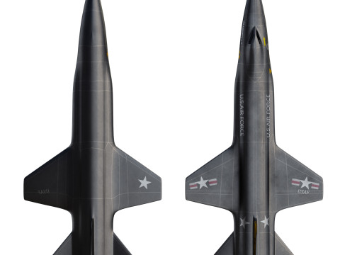 North American X15 High Detail 3D Modell