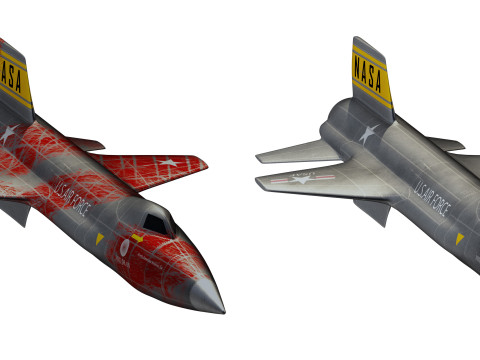 North American X15 High Detail 3D Modell