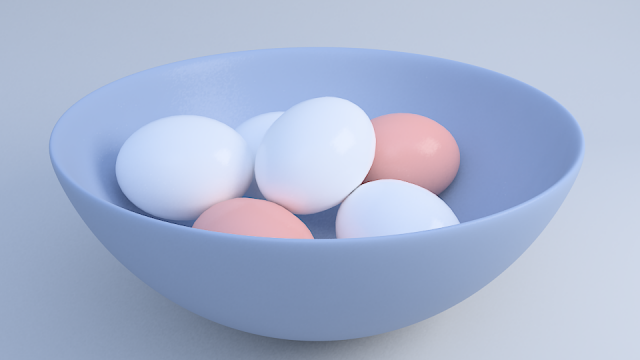 egg bowl 3D Модель .c4d .max .obj .3ds .fbx .stl .blend 