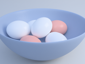 egg bowl 3D-Modell