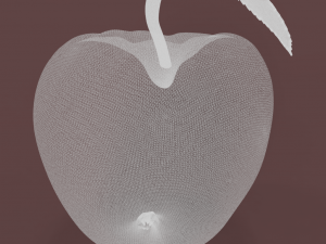 Green apple 3Dモデル