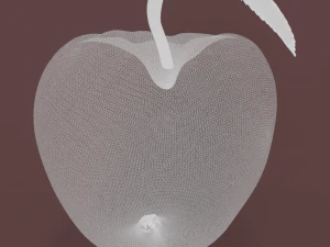 Zielone jabłko Model 3D