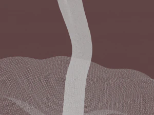 Zielone jabłko Model 3D