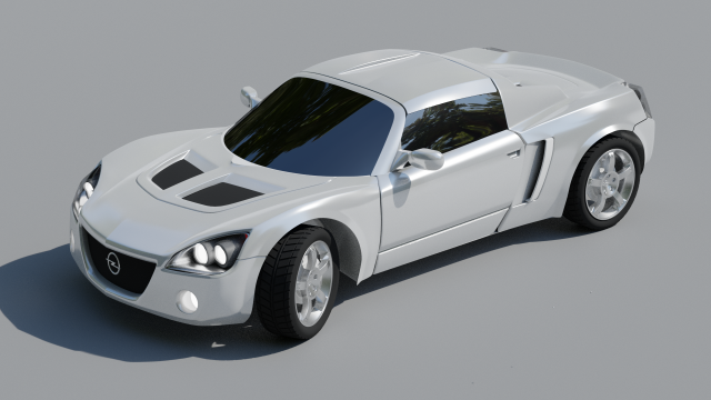 Opel Speedster 3D-Modell .c4d .max .obj .3ds .fbx .stl .blend 
