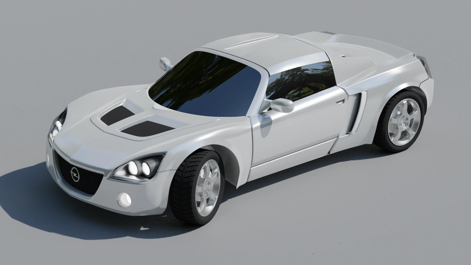 Opel Speedster 3D Model .c4d .max .obj .3ds .fbx .stl .blend 