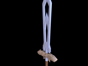 단순한 검 3D 모델