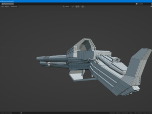 Sci-fi shotgun-flamethrower Modèle 3D