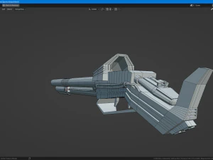 Sci-fi shotgun-flamethrower 3D Model